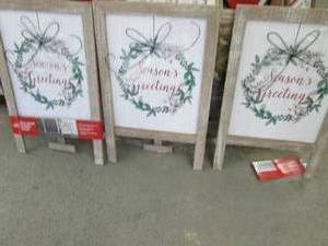 lot 346 image: 3 Easel Signs...