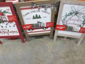 lot 351 image: 3 Easel Signs...