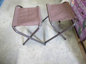 lot 361 image: 2 Folding Stools...