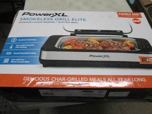 lot 387 image: PowerXL Smokeless Grill Elite Indoo...