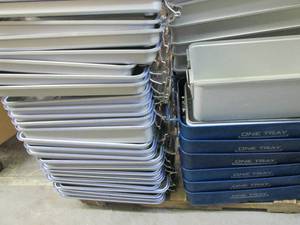lot 417 image: 2 Stacks of Metal Instrument Steril...