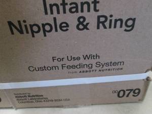 lot 439 image: Case of 250 Similac Nipples & Rings...