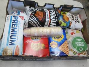 lot 204 image: Flat of Assorted Food Items...
