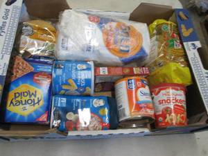 lot 207 image: Flat of Assorted Food Items...