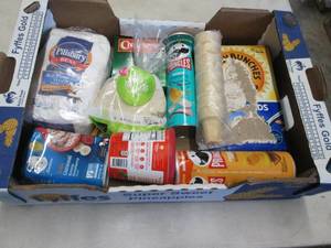lot 210 image: Flat of Assorted Food Items...