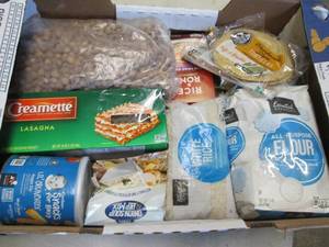 lot 211 image: Flat of Assorted Food Items...
