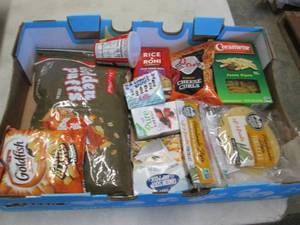 lot 216 image: Flat of Assorted Food Items...