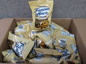 lot 218 image: Case of 42-2 oz Pouches Famous Amos...