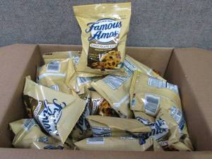 lot 219 image: Case of 42-2 oz Pouches Famous Amos...