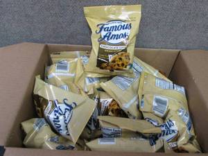 lot 221 image: Case of 42-2 oz Pouches Famous Amos...