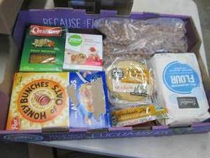 lot 222 image: Flat of Assorted Food Items...