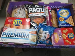 lot 223 image: Flat of Assorted Food Items...