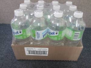 lot 251 image: 12- 24 oz Bottles Propel Kiwi Straw...