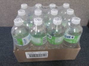 lot 253 image: 12- 24 oz Bottles Propel Kiwi Straw...
