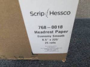 lot 311 image: ScripHessco Economy Smooth Headrest...