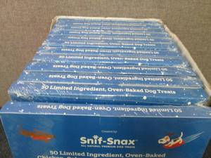 lot 324 image: 12- 50 ct Baked Dog Treats Sets...