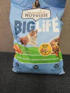 lot 333 image: 14 lb Bag Nutrish Big Life Dog Food...