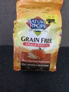 lot 335 image: 4 lb Bag Nature Recipe Grain Free S...