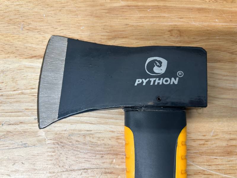 lot 11 image: PYTHON Camp Axe (1.25 LB) and Engineering Hammer (4 LB)