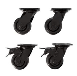 lot 31 image: HUSKY 4 in. Caster Kit for Heavy Duty Welded Steel Garage Base Cabinets