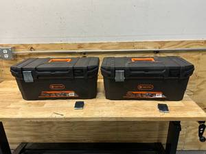 lot 114 image: TACTIX Lot of 2- 23 in. Tool Boxes