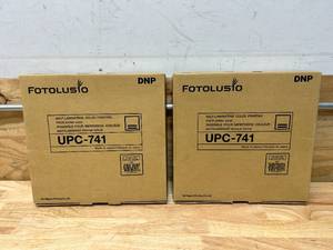 lot 57 image: DNP FOTOLUSIO Lot of 2- UPC-741 Letter Size Print Packs for Sony UP-D70A, UP-D70AP & UP-D75 Printers