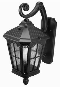 lot 10 image: KODA Outdoor 19 LED Wall Lantern - Matte Black