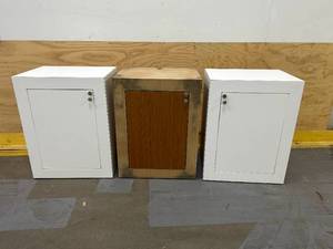 lot 153 image: Lot of 3 Trade Show DisplaysCabinets