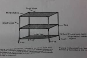 lot 156 image: RETURN - Shoe Rack