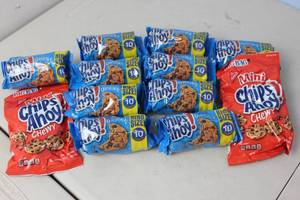 lot 238 image: 12 Packs of Chips Ahoy Best By Dec and March