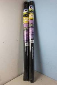 lot 117 image: NEW - 2 Rolls Master Gardner 15 Year Landscape Fabric, 50 Feet By 4 Foot (400 Square Foot Total) MSRP $35.98