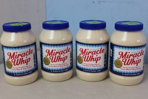 lot 189 image: 4 Jars of Miracle Whip Best By 02282023