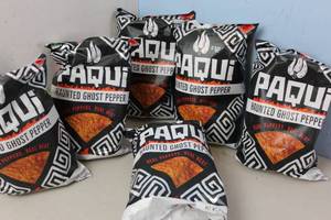 lot 196 image: 6 Bags of Paqui Haunted Ghost Pepper Chips Best By 4032023