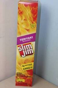 lot 207 image: 24 Teriyaki Slim Jims Best By 5132023