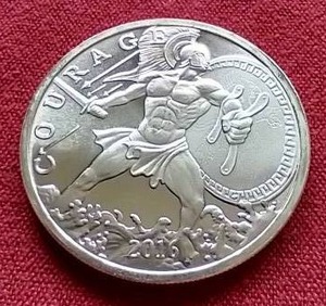 2016 Warrior 1 Oz. Silver Round