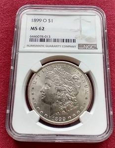 1899-O Morgan Dollar - NGC MS62