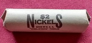 $2 Nickel Roll - 1940s (16 War Silver Nickels)