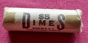 $5 Mercury Dime Roll - 1919-1943