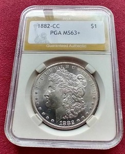 1882-CC Morgan Dollar - PGA MS63