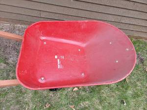 lot 55F image: Rugged Wheel Barrel