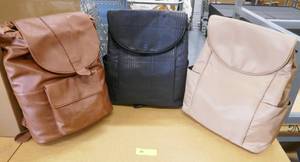 lot 18 image: 3 new travel backpacks $40 each retail