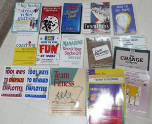 lot 122 image: Group of Management Books, Team building, Coaching