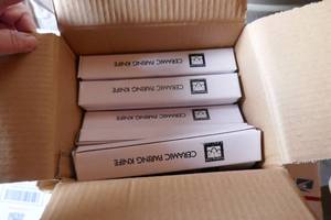 lot 129 image: Box of 16 New ceramic paring knives