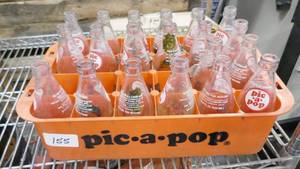 lot 155 image: Case of pic-a-pop  10oz bottles