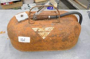 lot 161 image: Antique boat gas can waiting for your restoration