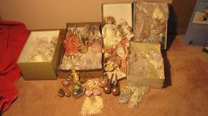 Assortment of fancy Christmas Decor