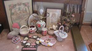 Hearts, Flowers and Pink tone decor