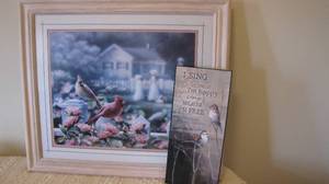 Beautiful bird framed print