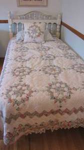 twin size wood bed frame