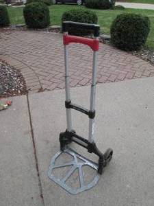 Fold up 2 wheel cart